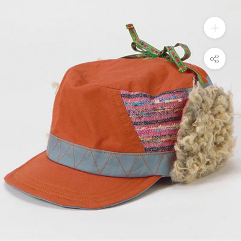 Grace Hats Orange Mod Cap